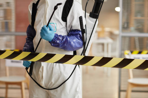 Professional Biohazard Cleanup technician working in Solon, IA